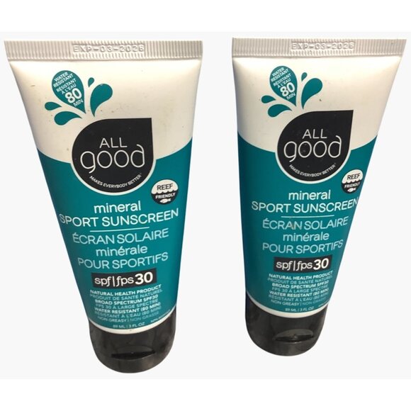 2 Elemental Herbs All Good Sunscreen Lotion 30 SPF 3 Oz Tube Exp 03/2026 - Picture 3 of 5